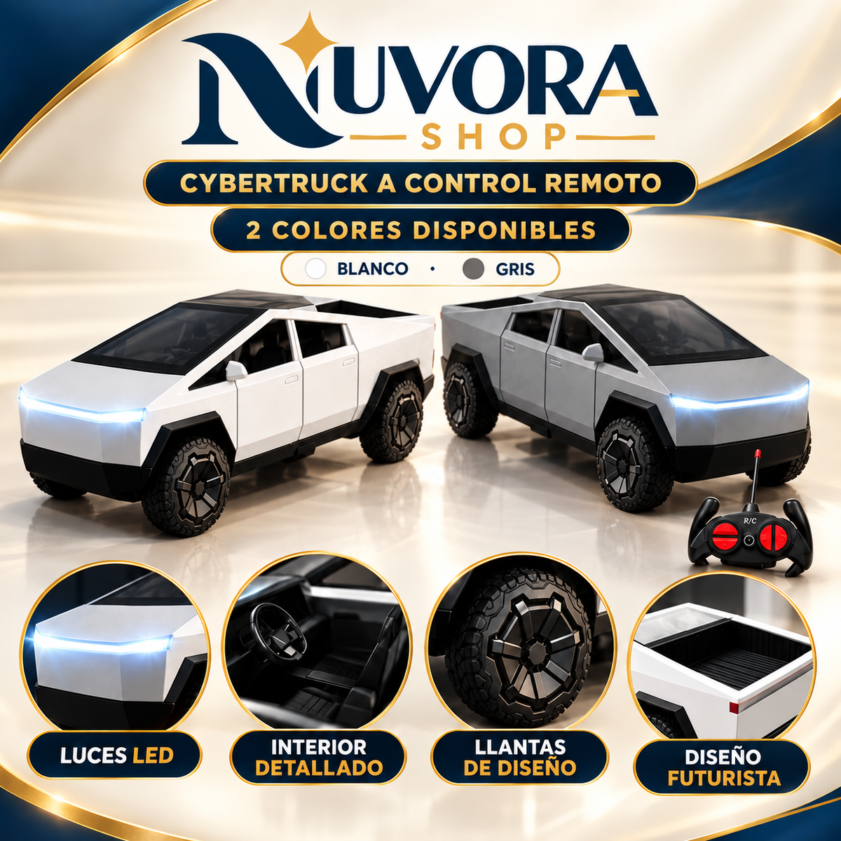 CYBERTRUCK A CONTROL REMOTO 112431