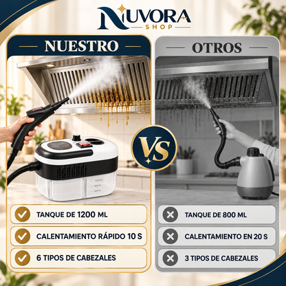 Limpiador a Vapor Portátil Multiusos