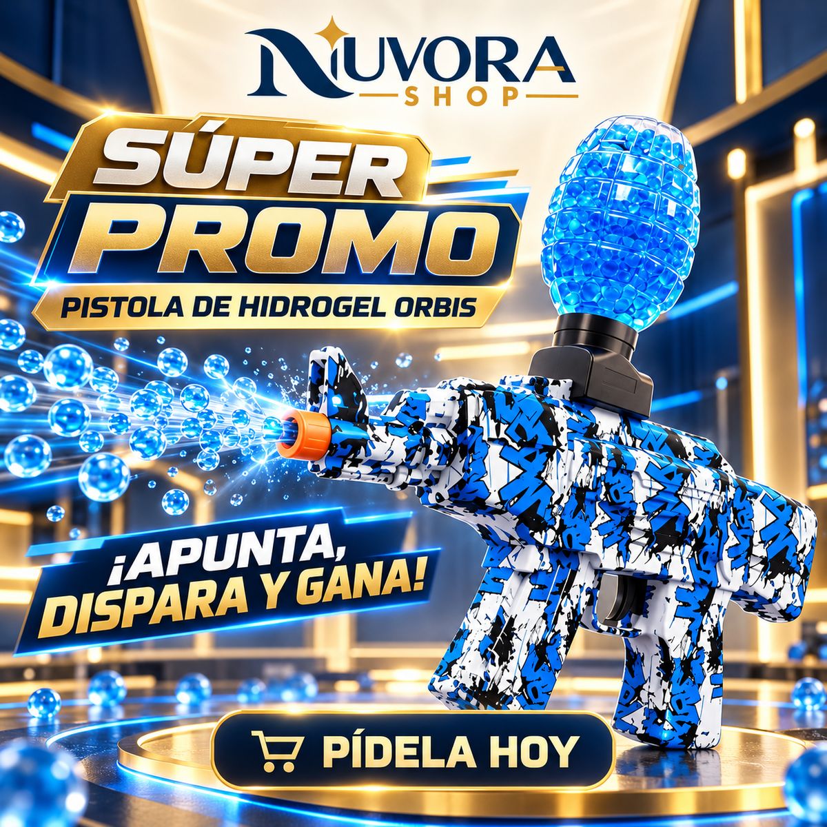 PISTOLA HIDROGEL